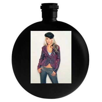 Christina Aguilera Round Flask