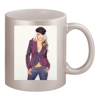 Christina Aguilera 11oz Metallic Silver Mug