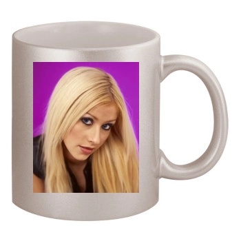 Christina Aguilera 11oz Metallic Silver Mug