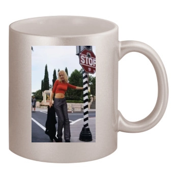 Christina Aguilera 11oz Metallic Silver Mug