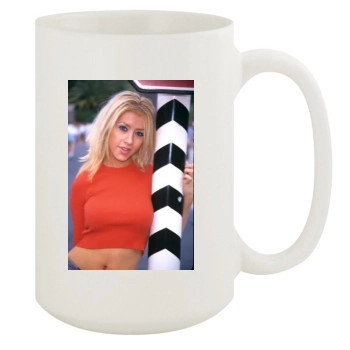 Christina Aguilera 15oz White Mug