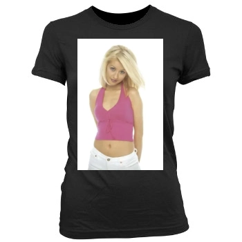 Christina Aguilera Women's Junior Cut Crewneck T-Shirt