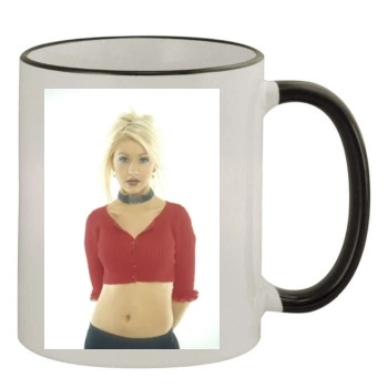 Christina Aguilera 11oz Colored Rim & Handle Mug