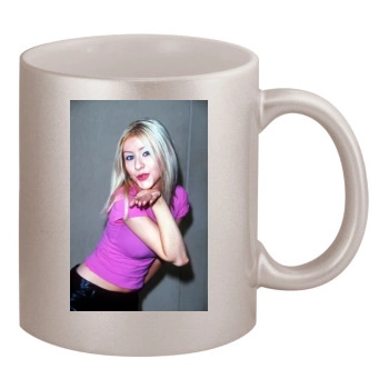 Christina Aguilera 11oz Metallic Silver Mug