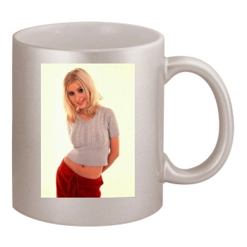 Christina Aguilera 11oz Metallic Silver Mug