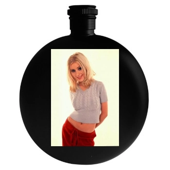 Christina Aguilera Round Flask