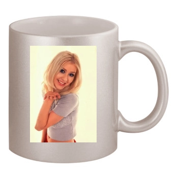 Christina Aguilera 11oz Metallic Silver Mug