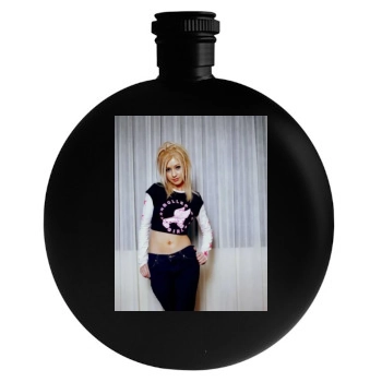 Christina Aguilera Round Flask