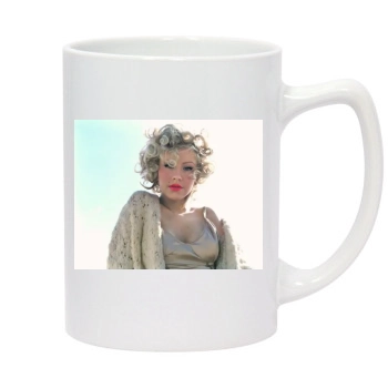 Christina Aguilera 14oz White Statesman Mug