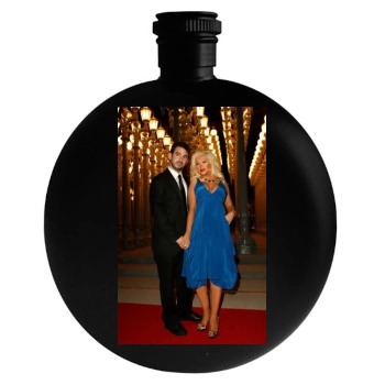 Christina Aguilera Round Flask