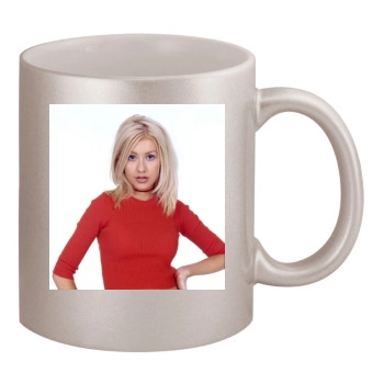 Christina Aguilera 11oz Metallic Silver Mug