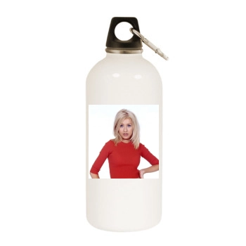 Christina Aguilera White Water Bottle With Carabiner