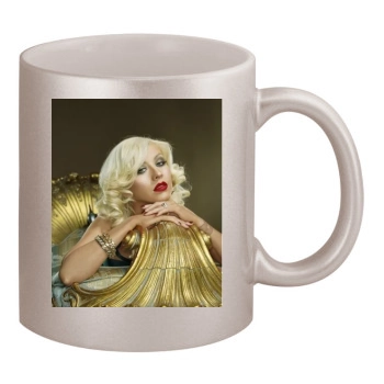 Christina Aguilera 11oz Metallic Silver Mug