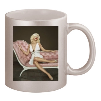 Christina Aguilera 11oz Metallic Silver Mug