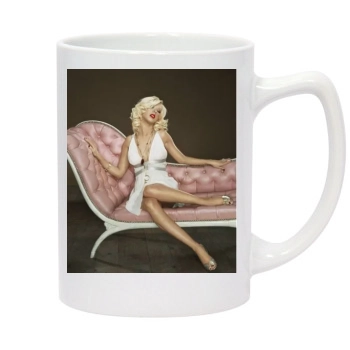 Christina Aguilera 14oz White Statesman Mug