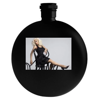 Christina Aguilera Round Flask