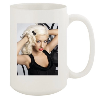 Christina Aguilera 15oz White Mug