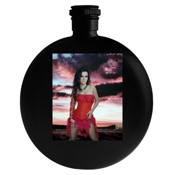 Christina Aguilera Round Flask