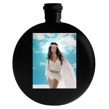 Christina Aguilera Round Flask