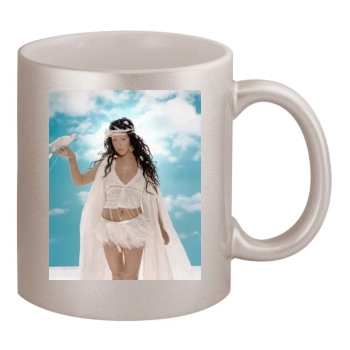 Christina Aguilera 11oz Metallic Silver Mug