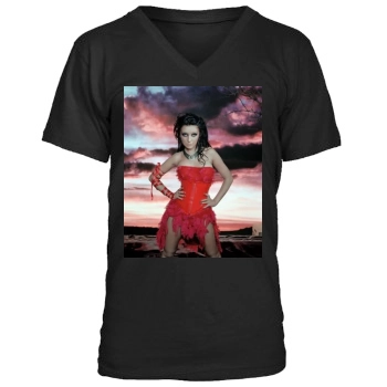 Christina Aguilera Men's V-Neck T-Shirt