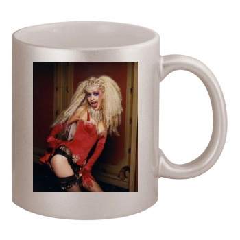 Christina Aguilera 11oz Metallic Silver Mug