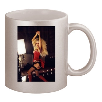 Christina Aguilera 11oz Metallic Silver Mug