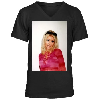 Christina Aguilera Men's V-Neck T-Shirt