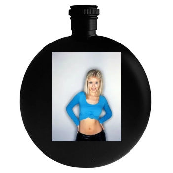 Christina Aguilera Round Flask