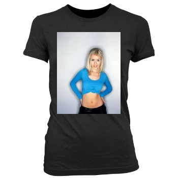 Christina Aguilera Women's Junior Cut Crewneck T-Shirt