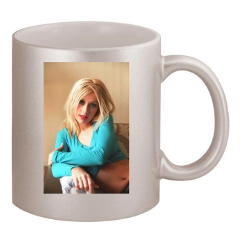 Christina Aguilera 11oz Metallic Silver Mug