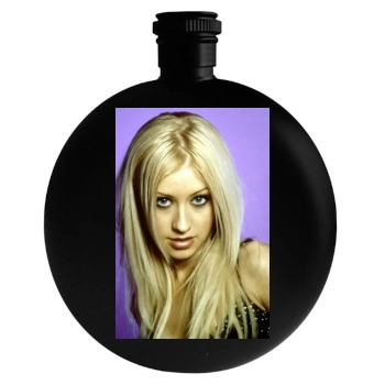 Christina Aguilera Round Flask