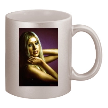 Christina Aguilera 11oz Metallic Silver Mug