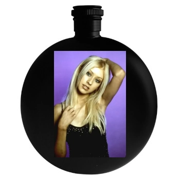 Christina Aguilera Round Flask