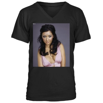 Christina Aguilera Men's V-Neck T-Shirt