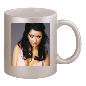 Christina Aguilera 11oz Metallic Silver Mug