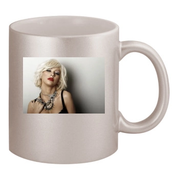 Christina Aguilera 11oz Metallic Silver Mug