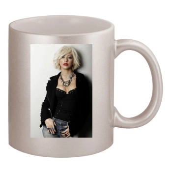 Christina Aguilera 11oz Metallic Silver Mug