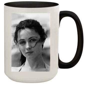 Emmanuelle Beart 15oz Colored Inner & Handle Mug