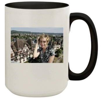 Emmanuelle Beart 15oz Colored Inner & Handle Mug