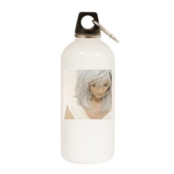 Emmylou Harris White Water Bottle With Carabiner