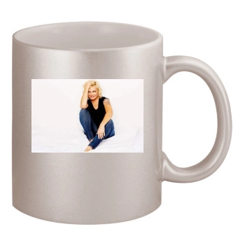 Erika Eleniak 11oz Metallic Silver Mug