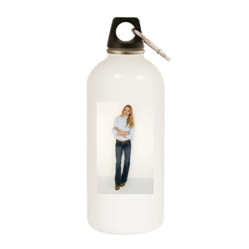 Estella Warren White Water Bottle With Carabiner