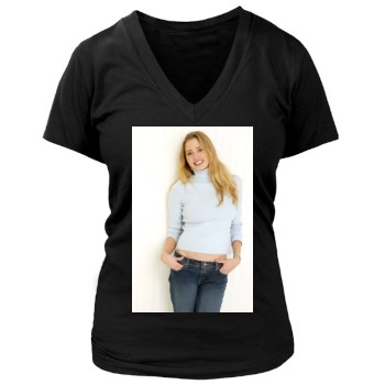 Estella Warren Women's Deep V-Neck TShirt