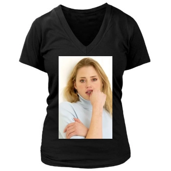 Estella Warren Women's Deep V-Neck TShirt