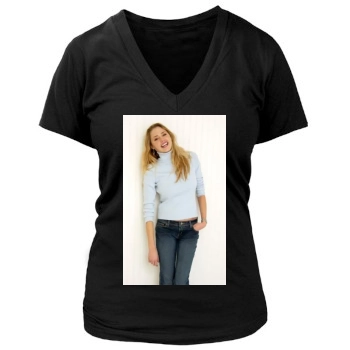 Estella Warren Women's Deep V-Neck TShirt