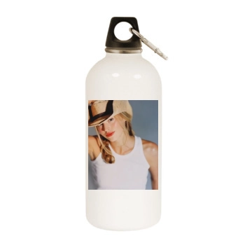 Estella Warren White Water Bottle With Carabiner