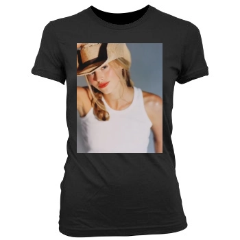 Estella Warren Women's Junior Cut Crewneck T-Shirt