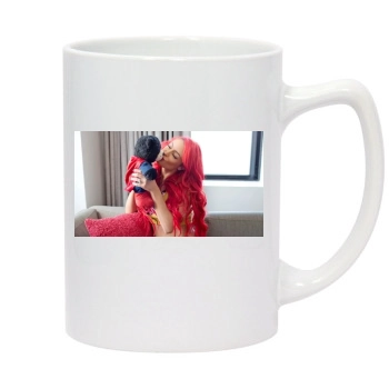 Eva Marie 14oz White Statesman Mug