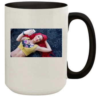 Eva Marie 15oz Colored Inner & Handle Mug